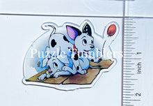 Load image into Gallery viewer, Acrylic Flat Back: 2 Dogs with Spots