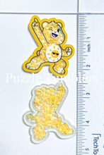 Load image into Gallery viewer, Acrylic Flat Back Shakers: Yellow Bear (SH #16B)