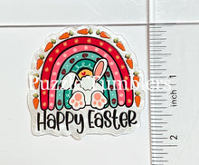 Load image into Gallery viewer, Acrylic Flat Back: Happy Easter Rainbow