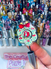 Load image into Gallery viewer, Acrylic Pen Spinners: Water Princess Circle with Bow
