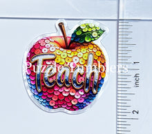 Load image into Gallery viewer, Acrylic Flat Back: Teach (Apple)