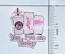 Load image into Gallery viewer, Acrylic Flat Back: Yes I've Ate Today