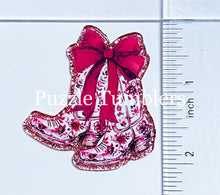Load image into Gallery viewer, Acrylic Flat Back: Cowgirl Boots with Bow