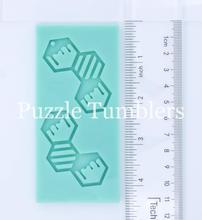 Load image into Gallery viewer, CUSTOM MOLD: Small Honeycomb Hoop Earring Mold *May have a 14 Day Shipping Delay (B108)