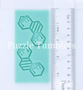 CUSTOM MOLD: Small Honeycomb Hoop Earring Mold *May have a 14 Day Shipping Delay (B108)