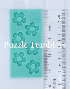 CUSTOM MOLD: Daisy Earring Trio Earring Mold (No Hole)  *May have a 14 Day Shipping Delay (B92)