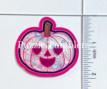Load image into Gallery viewer, Acrylic Flat Back Shakers: Pink Pumpkin (SH #1)