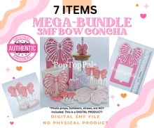 Load image into Gallery viewer, DIGITAL (3MF File): Cute Bow Concha BUNDLE (7 Items)