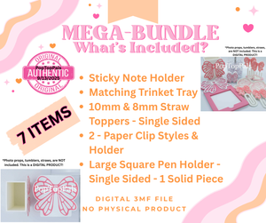 DIGITAL (3MF File): Cute Holiday Christmas Tree BUNDLE (7 Items)