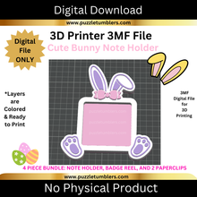 Load image into Gallery viewer, DIGITAL (3MF File): Cute Bunny "Easter" Bundle - 4 Pieces