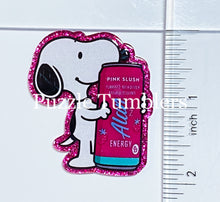 Load image into Gallery viewer, Acrylic Flat Back: Dog with Energy Drink