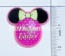 Load image into Gallery viewer, Acrylic Flat Back: Happy Easter Mouse Shape
