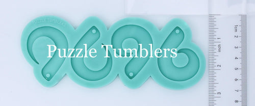 CUSTOM MOLD: 'Drop with Pointed Tip' Double Earring Mold *May have a 14 Day Shipping Delay (D6)