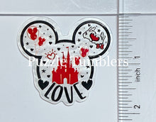 Load image into Gallery viewer, Acrylic Flat Back: Love Castle Mouse Shape