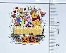 Load image into Gallery viewer, Acrylic Flat Back: Bear Family Halloween