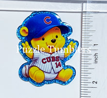 Load image into Gallery viewer, Acrylic Flat Back: Bear Cub Baseball