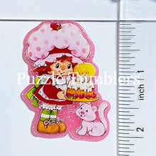 Load image into Gallery viewer, Acrylic Flat Back: Strawberry with Cat