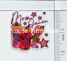 Load image into Gallery viewer, Acrylic Flat Back: Mom Juice Energy Drink