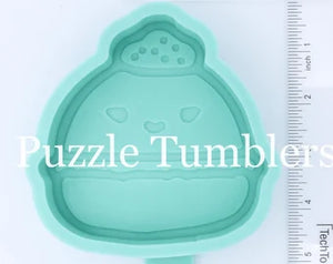CUSTOM MOLD: Marshmallow Cupcake Car Scent Mold *May have a 14 Day Shipping Delay (F153)
