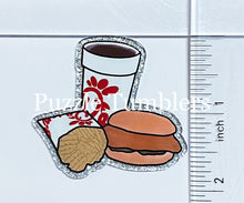 Load image into Gallery viewer, Acrylic Flat Back: Chicken Meal Deal
