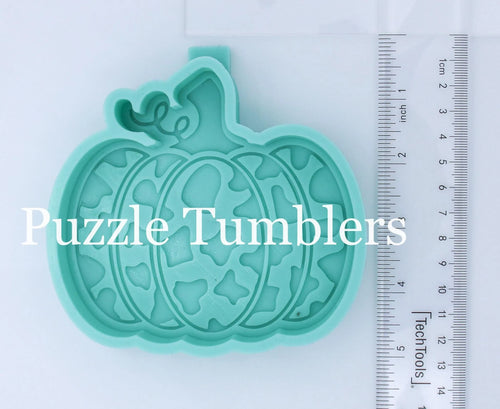 CUSTOM MOLD: Leopard Print Pumpkin Car Scent Mold *May have a 14 Day Shipping Delay (F55)