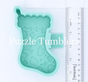 CUSTOM MOLD: Leopard Print Stocking Car Scent Mold *May have a 14 Day Shipping Delay (F59)