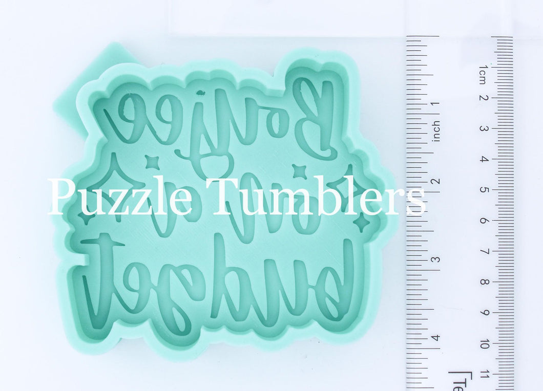 CUSTOM MOLD: Boujee on a Budget Car Scent Mold *May have a 14 Day Shipping Delay (F64)
