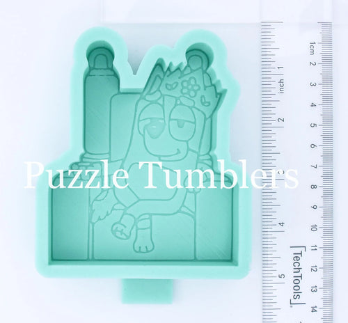CUSTOM MOLD: Cartoon Dog with a Crown Car Scent Mold *May have a 14 Day Shipping Delay (F83)
