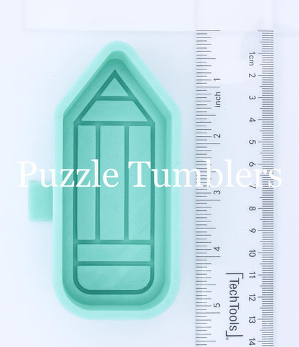 CUSTOM MOLD: Pencil Car Scent Mold *May have a 14 Day Shipping Delay (F87)