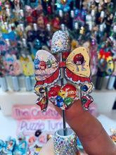 Load image into Gallery viewer, Acrylic Pen Spinners: MM Candy Bow with Heart Focal