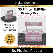 Load image into Gallery viewer, DIGITAL (3MF File): Valentine Kissing Both - 2 Pieces (Glue Together)