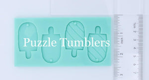 CUSTOM MOLD:  Popsicle Earring Mold *May have a 14 Day Shipping Delay (L1)