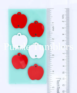 CUSTOM MOLD: Apple Trio Dangle Earring Mold *May have a 14 Day Shipping Delay (L23)