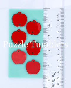 CUSTOM MOLD: Apple Trio Dangle Earring Mold *May have a 14 Day Shipping Delay (L23)