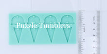 Load image into Gallery viewer, CUSTOM MOLD:  Ice Cream Cone Dangle Earring Mold *May have a 14 Day Shipping Delay (L3)