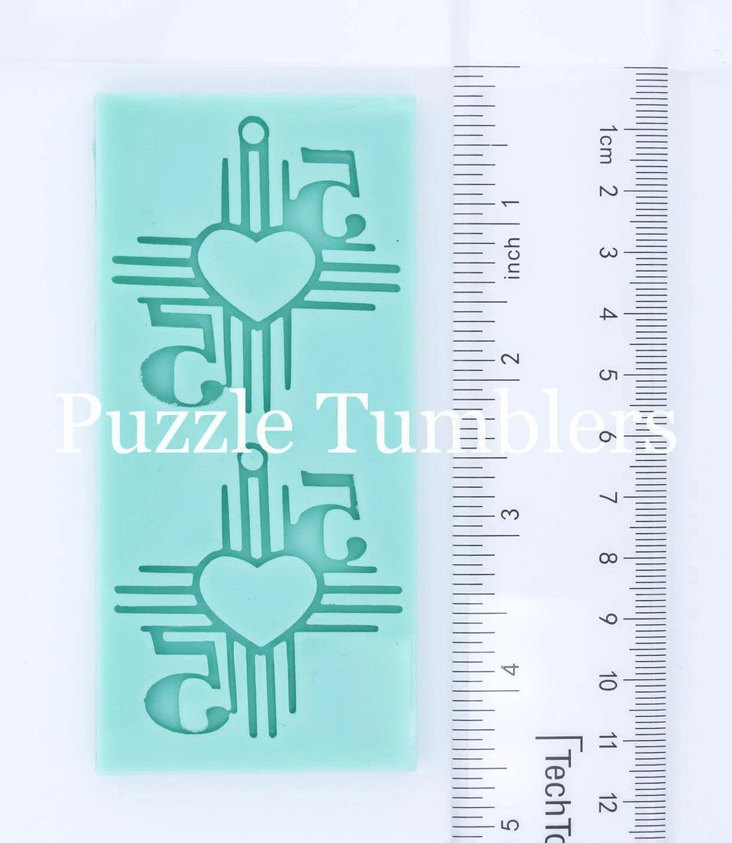 CUSTOM MOLD: Zia 505 Earring Mold *May have a 14 Day Shipping Delay (L57)