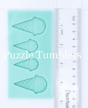 Load image into Gallery viewer, CUSTOM MOLD: Waffle Cone Earring Mold *May have a 14 Day Shipping Delay (L6)