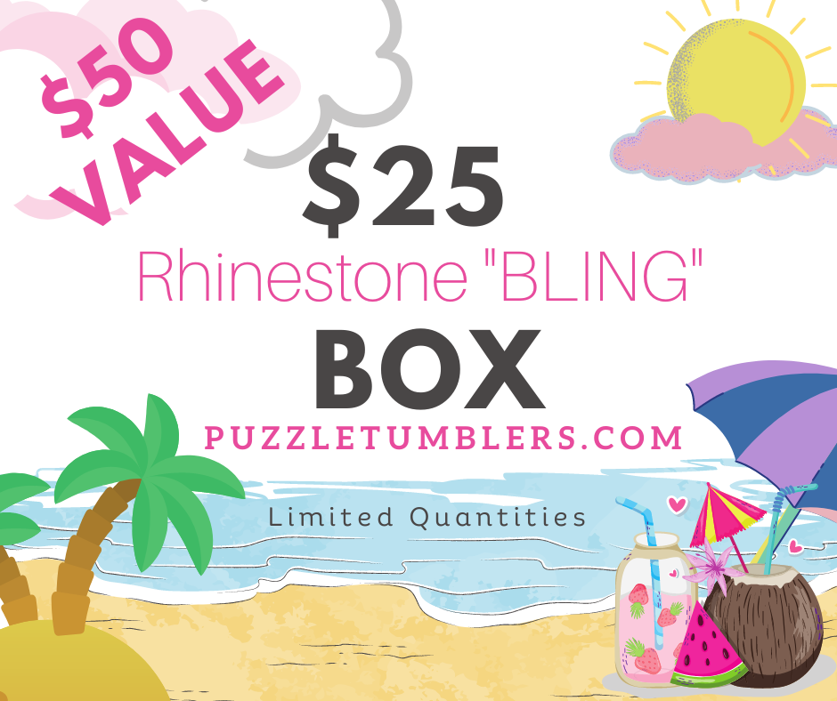 RHINESTONES MYSTERY BOX $25 - DOUBLE YOUR VALUE *NO Discounts Or Rewards can be applied to this purchase