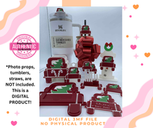 Load image into Gallery viewer, DIGITAL (3MF File): Truck and Tree Christmas BUNDLE (13 Items)