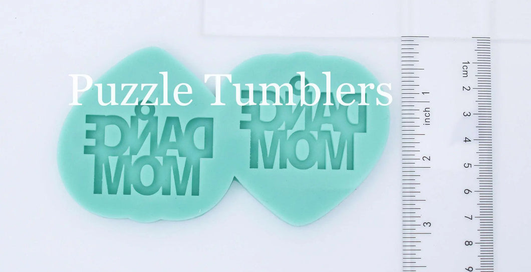 CUSTOM MOLD: Large Dance Mom Earring Mold *May have a 14 Day Shipping Delay (S88)