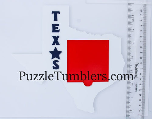 3D Printed Texas State Shape Sticky Note Holder (Made When Ordered - Ships in 3-10 Days)