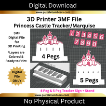 Load image into Gallery viewer, DIGITAL (3MF File): Sales Tracker Counter Display Stand (2 Styles) Customizable