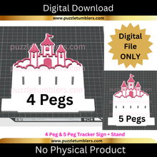 Load image into Gallery viewer, DIGITAL (3MF File): Sales Tracker Counter Display Stand (2 Styles) Customizable