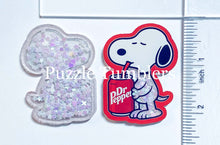 Load image into Gallery viewer, Acrylic Flat Back Shakers: Dog with Soda (SH #56)