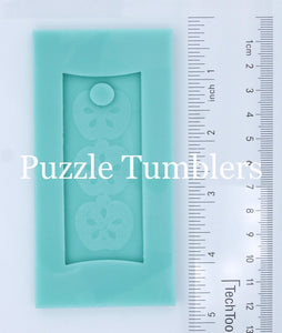 CUSTOM MOLD:  Engraved Triple Apple 40oz Tumbler Lid Plate Mold *May have a 14 Day Shipping Delay