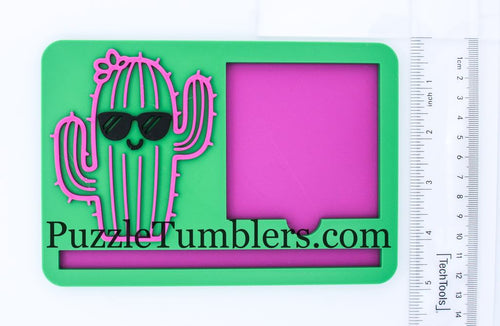 3D Printed Cactus Sticky Note Holder (Made When Ordered - Ships in 3-10 Days)
