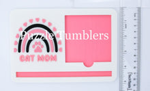 Load image into Gallery viewer, 3D Printed Cat Mom Sticky Note &amp; Pen Holder (Made When Ordered - Ships in 3-10 Days)
