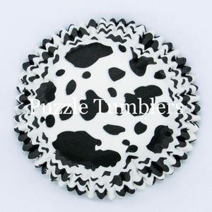 Cow Print Cupcake Sleeves