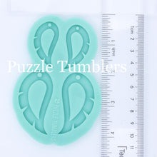 Load image into Gallery viewer, CUSTOM MOLD: Double Feather Earring Mold *May have a 14 Day Shipping Delay (D23)