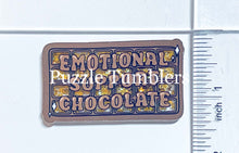 Load image into Gallery viewer, Acrylic Flat Back Shakers: Emotional Support Chocolate (SH #13)